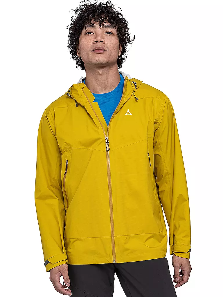 SCHÖFFEL | Giacca da trekking da uomo Vistdal 2,5L con cappuccio M | Oro
