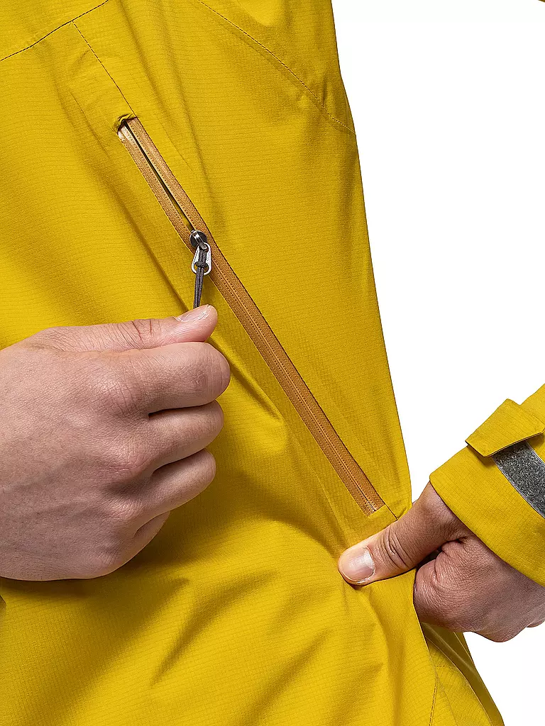 SCHÖFFEL | Giacca da trekking da uomo Vistdal 2,5L con cappuccio M | Oro