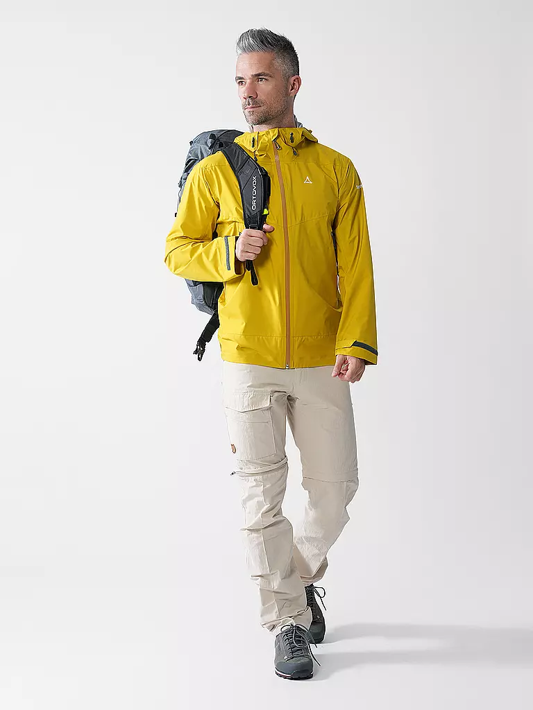 SCHÖFFEL | Giacca da trekking da uomo Vistdal 2,5L con cappuccio M | Oro