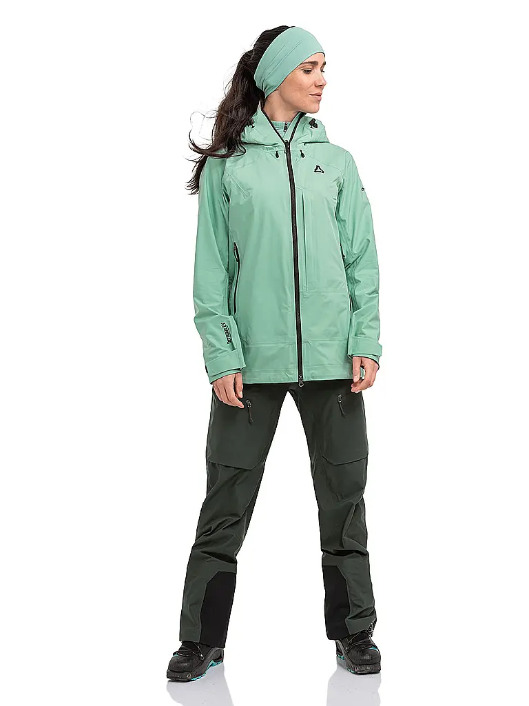 SCHÖFFEL | Giacca da turismo da donna Milagle 3L con cappuccio | Menta