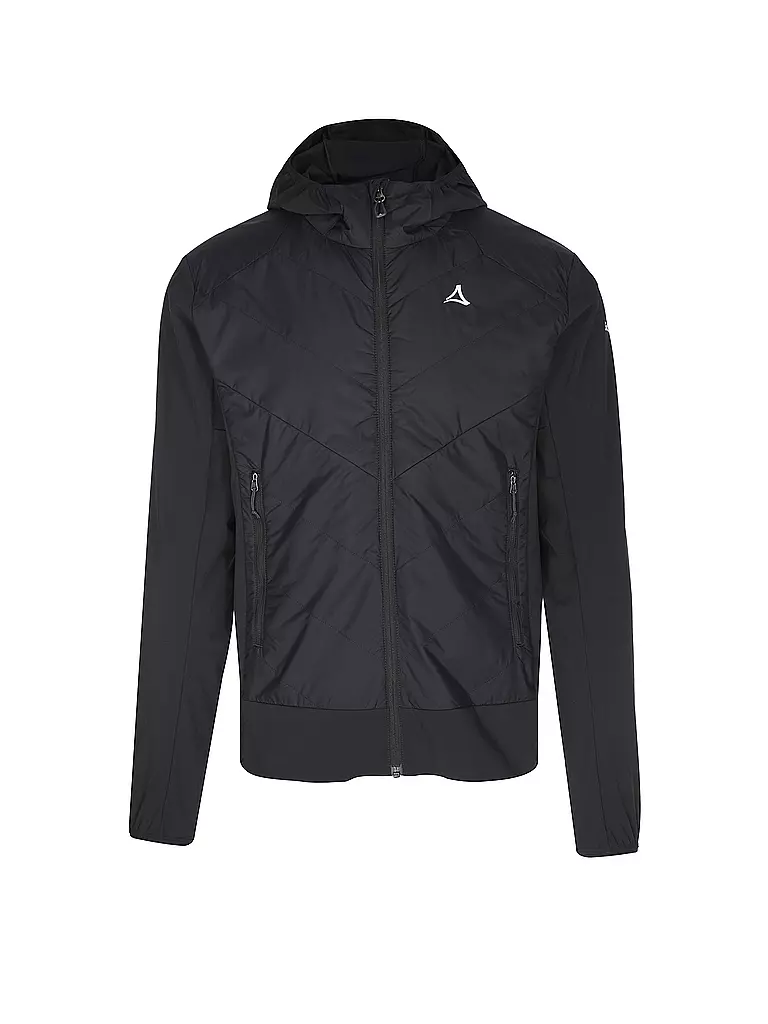 SCHÖFFEL | Giacca ibrida da uomo Blaueis con cappuccio | Nero