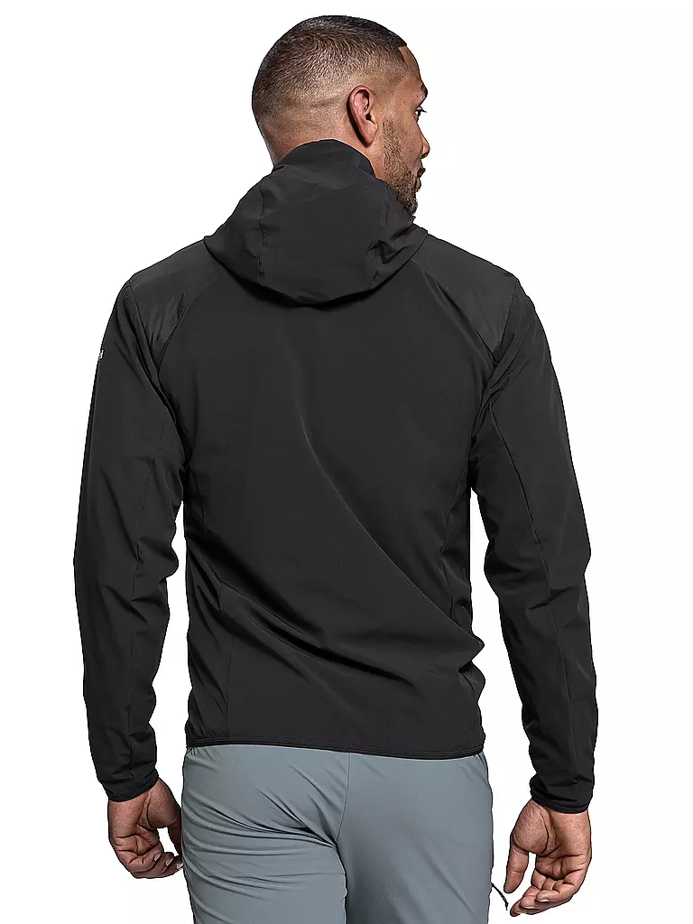 SCHÖFFEL | Giacca ibrida da uomo Blaueis con cappuccio | Nero