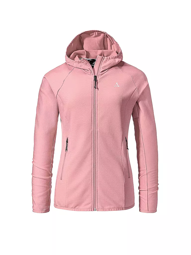 SCHÖFFEL | Giacca in pile da donna Cascata Hoodie | Rosa