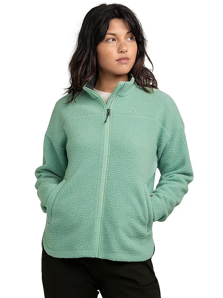 SCHÖFFEL | Giacca in pile da donna Purga Urban Circ | Verde chiaro