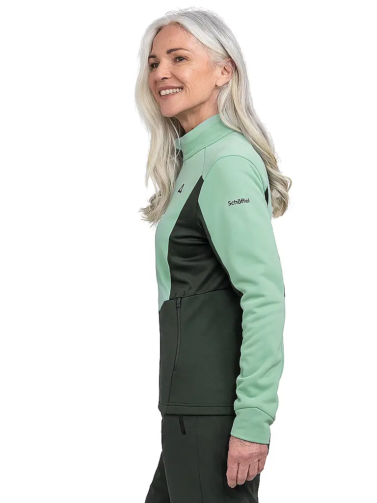 SCHÖFFEL | Giacca in pile da donna Style Pontre | Verde chiaro