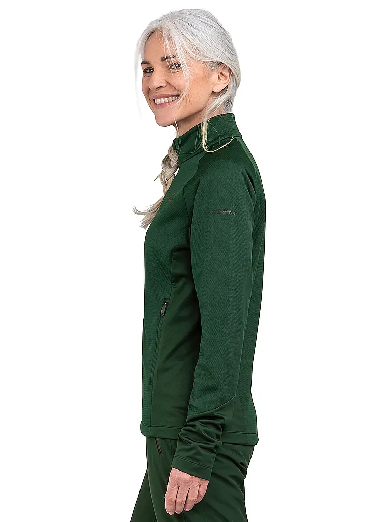 SCHÖFFEL | Giacca in pile da donna Style Wakeland | Verde scuro