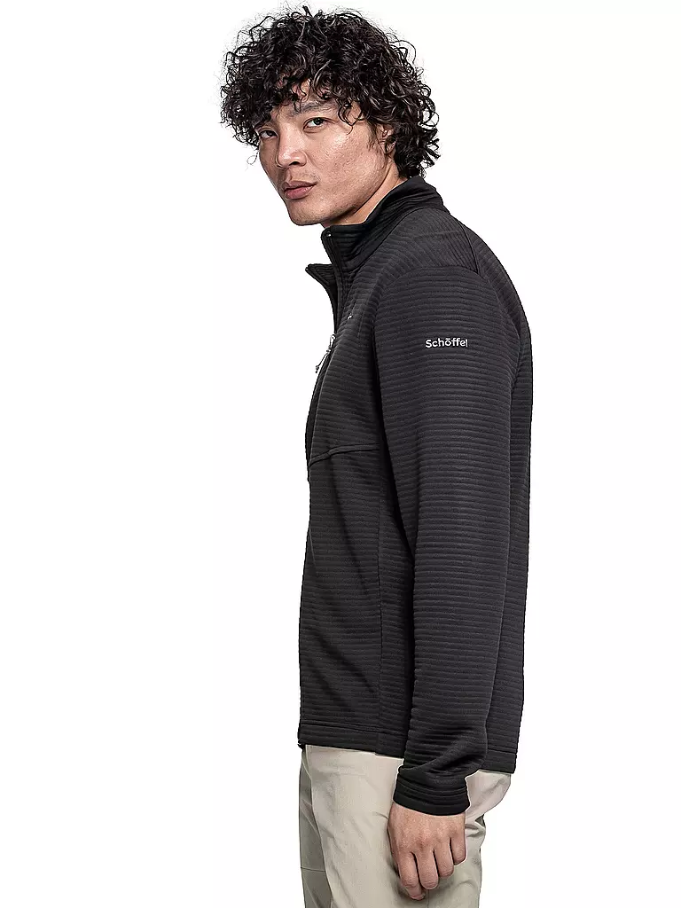 SCHÖFFEL | Giacca in pile da uomo Circ Fleece SMue | Nero