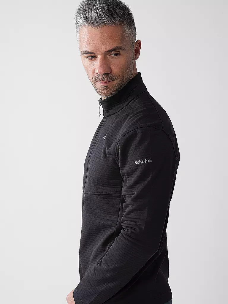 SCHÖFFEL | Giacca in pile da uomo Circ Fleece SMue | Nero