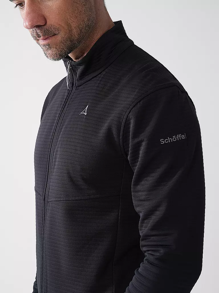 SCHÖFFEL | Giacca in pile da uomo Circ Fleece SMue | Nero