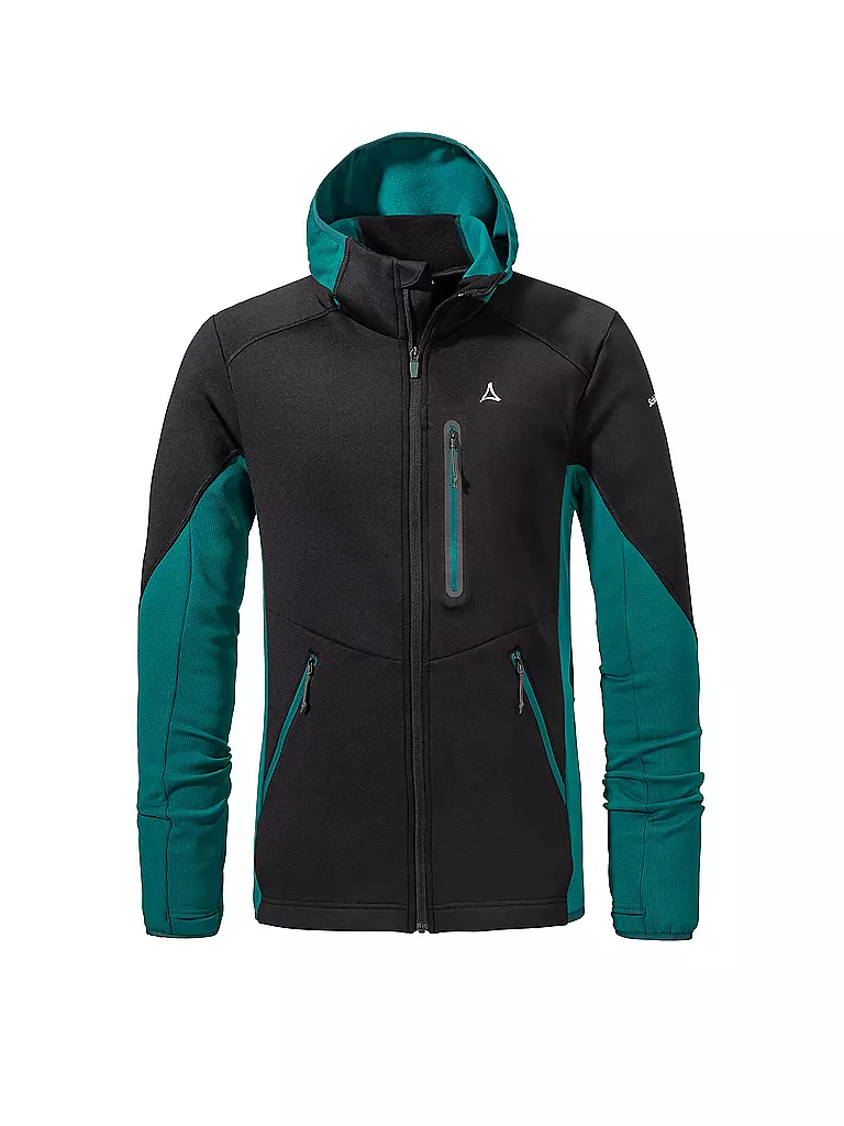 SCHÖFFEL | Giacca in pile da uomo Lodron M con cappuccio | Nero