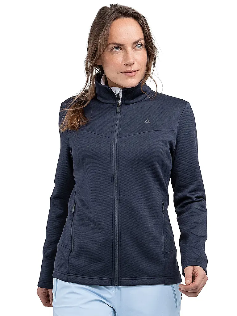 SCHÖFFEL | Giacca interna da donna Style Pine Fleece | Blu scuro