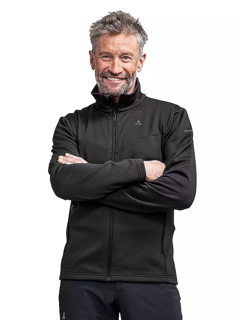 SCHÖFFEL | Giacca interna da uomo Style Pine Fleece | Nero