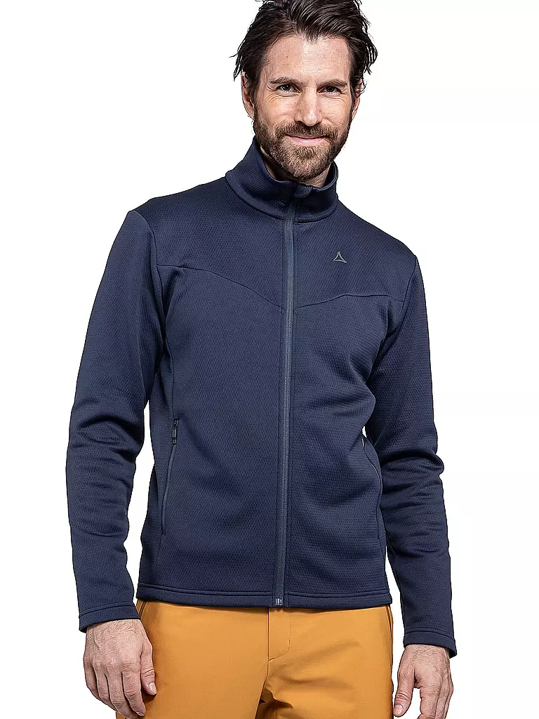SCHÖFFEL | Giacca interna da uomo Style Pine Fleece | Blu scuro