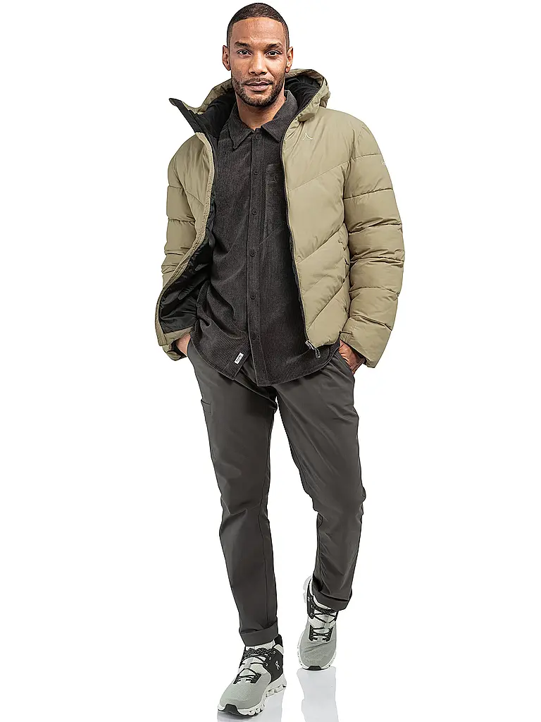 SCHÖFFEL | Giacca invernale da uomo Style Lodos con cappuccio isolato | Cammello