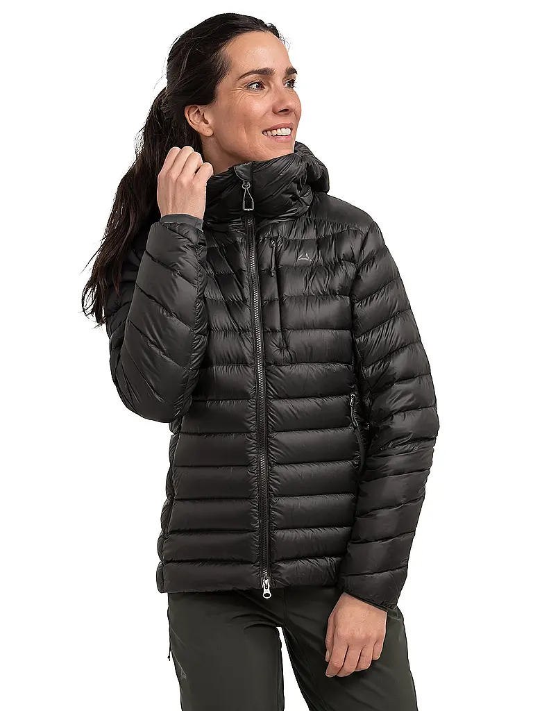 SCHÖFFEL | Giacca isolante da donna Silvretta Down Hoodie | Nero