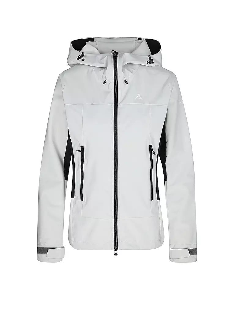 SCHÖFFEL | Giacca softshell da donna Blaueis con cappuccio | Bianco