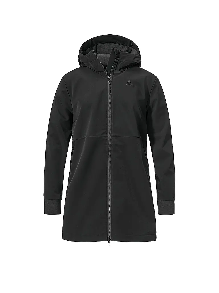 SCHÖFFEL | Giacca softshell da donna Style Suavio con cappuccio | Nero