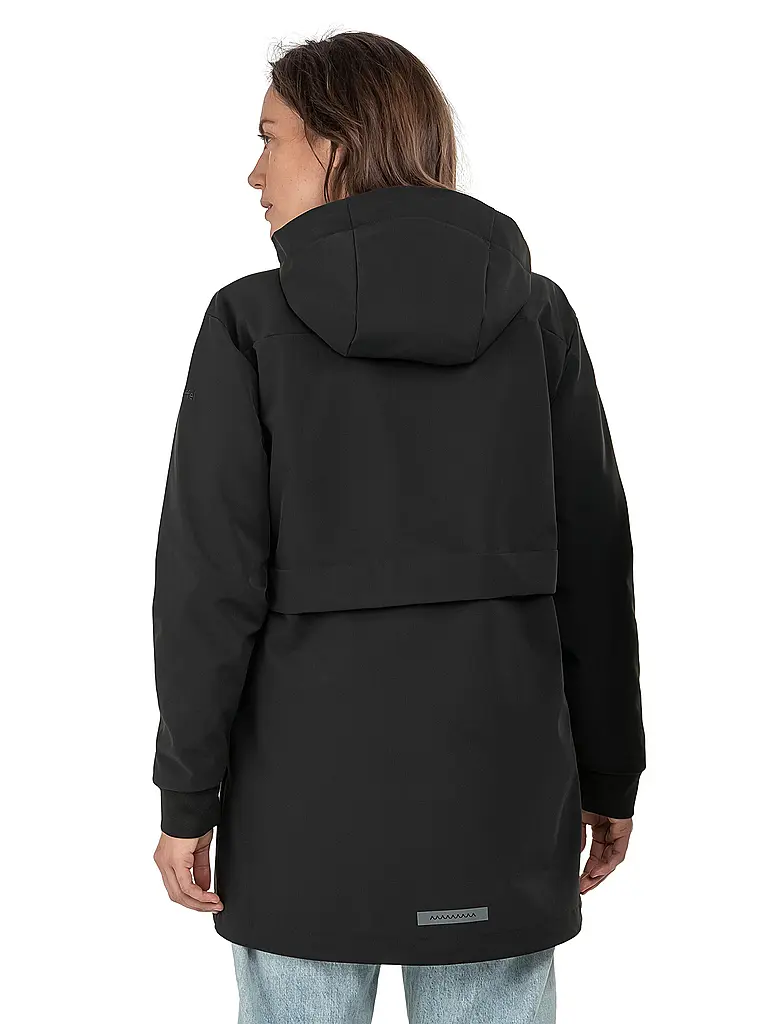 SCHÖFFEL | Giacca softshell da donna Style Suavio con cappuccio | Nero