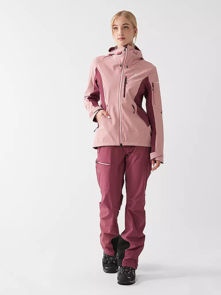SCHÖFFEL | Giacca softshell da turismo da donna Matrei L | Rosa