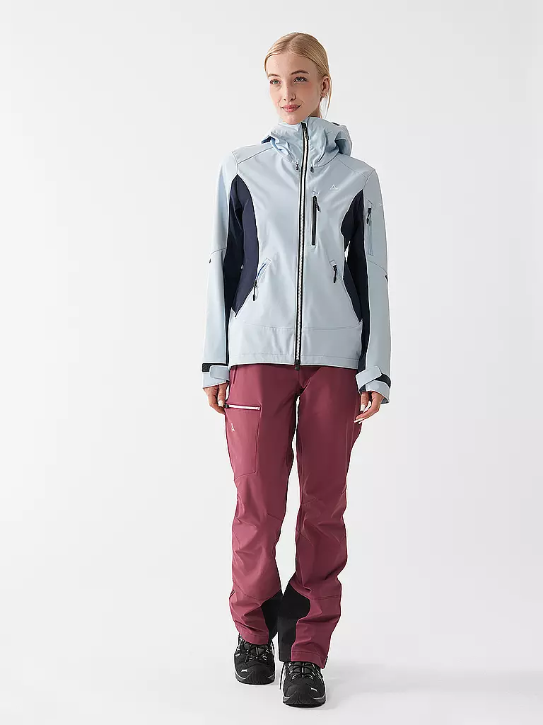 SCHÖFFEL | Giacca softshell da turismo da donna Matrei L | Blu chiaro