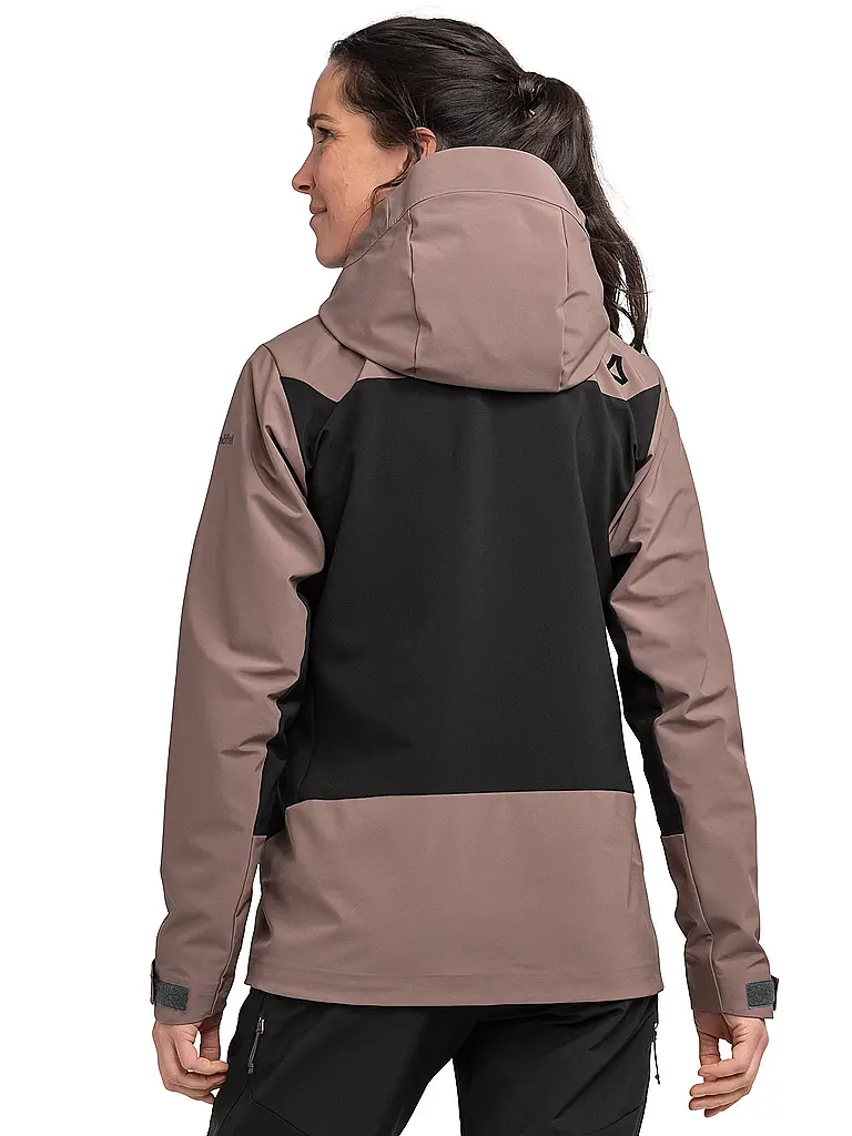 SCHÖFFEL | Giacca softshell da turismo da donna Milagle con cappuccio | Marrone chiaro