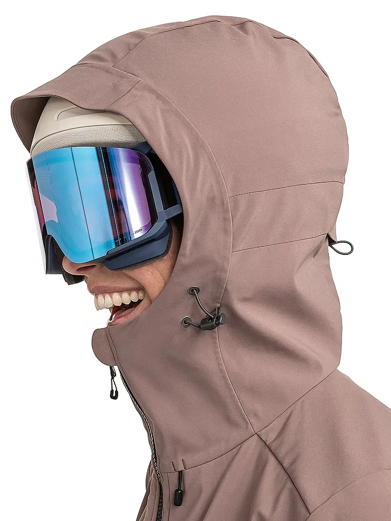 SCHÖFFEL | Giacca softshell da turismo da donna Milagle con cappuccio | Marrone chiaro