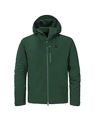 SCHÖFFEL | Giacca softshell da uomo per escursioni Milagle con cappuccio | Verde scuro