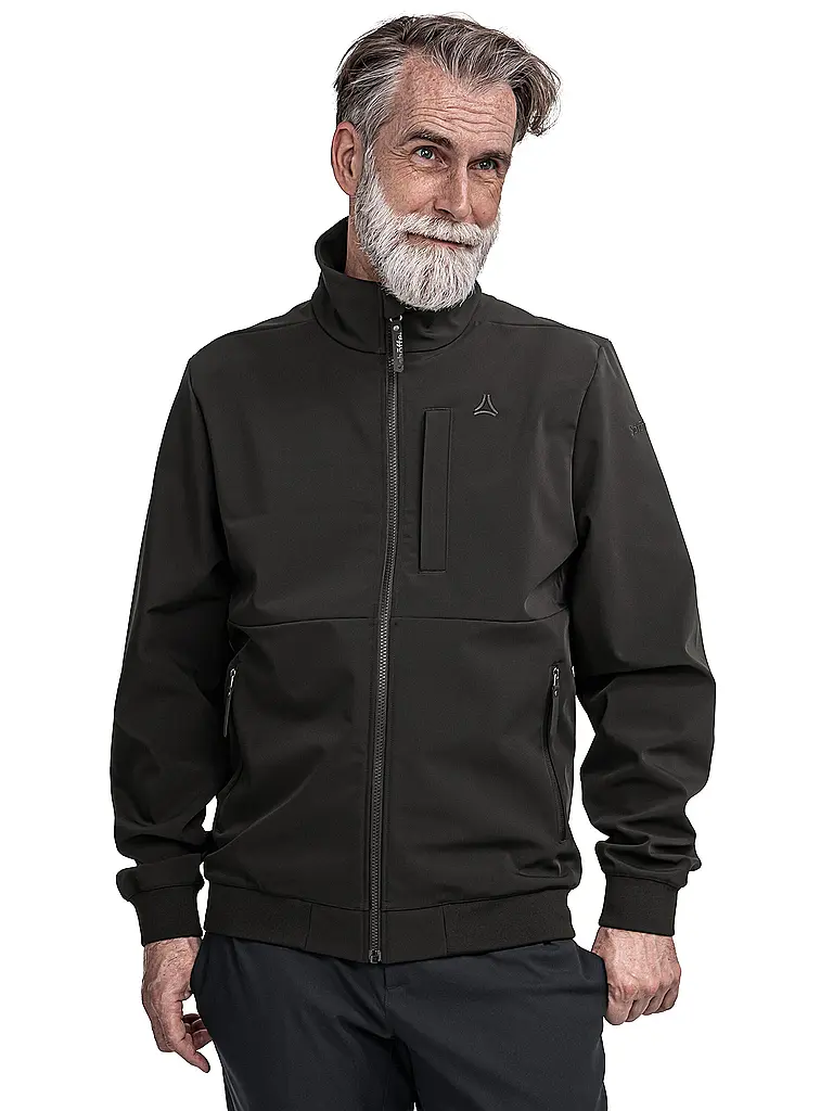 SCHÖFFEL | Giacca softshell da uomo Style Suavio | Nero