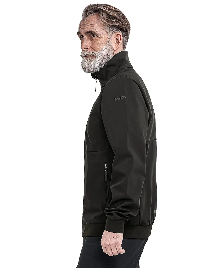 SCHÖFFEL | Giacca softshell da uomo Style Suavio | Nero