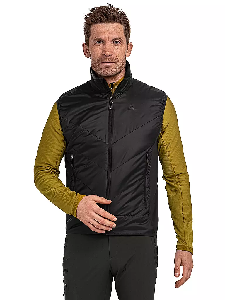 SCHÖFFEL | Gilet ibrido da uomo Cascata | Nero