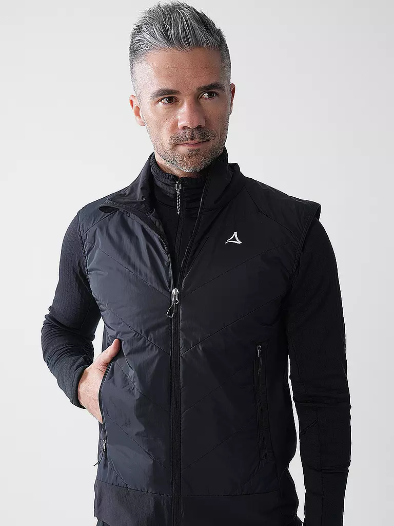SCHÖFFEL | Gilet ibrido da uomo Style Blaueis | Nero