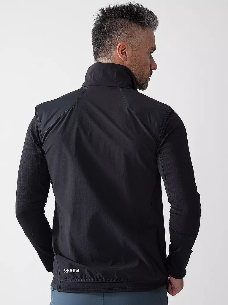SCHÖFFEL | Gilet ibrido da uomo Style Blaueis | Nero