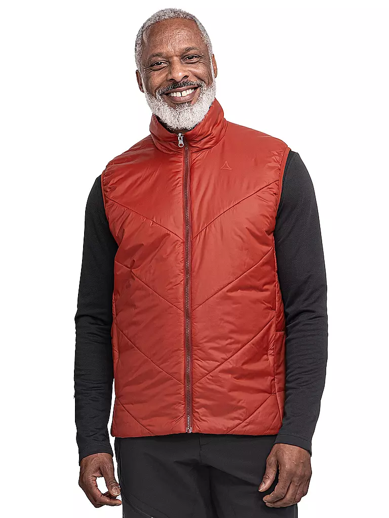 SCHÖFFEL | Gilet isolante da uomo Yew ZipIn | Rosso
