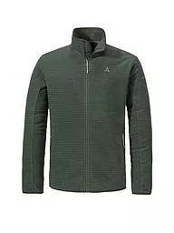 SCHÖFFEL | Herren Fleecejacke Circ Terxa | Verde scuro