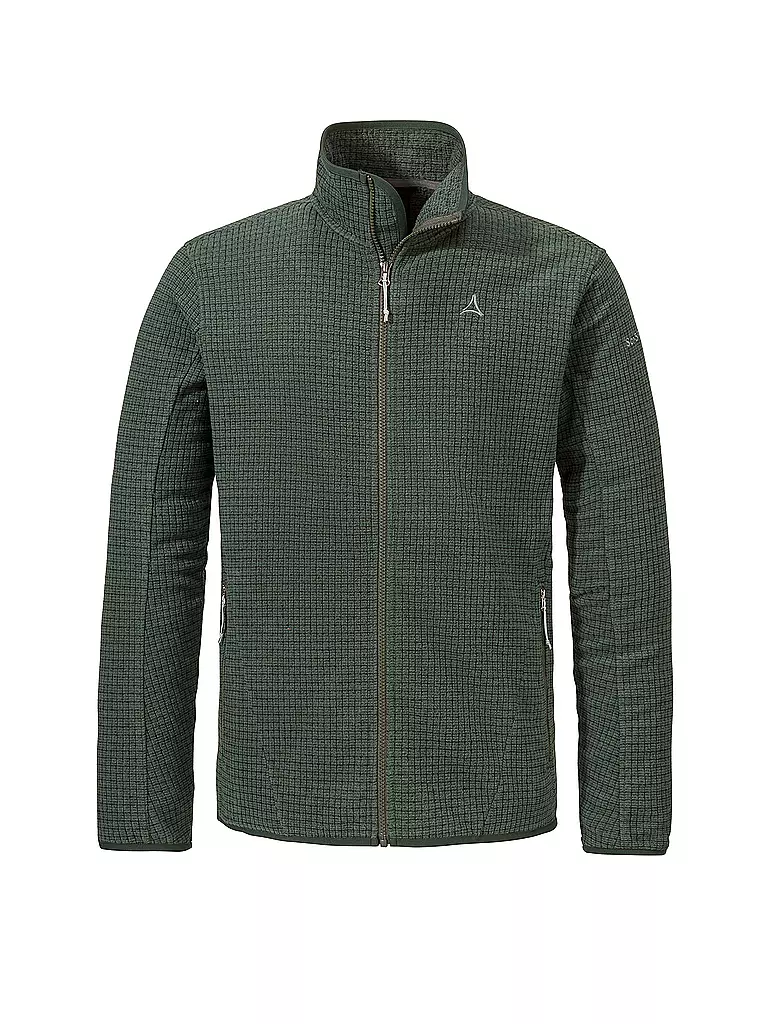 SCHÖFFEL | Herren Fleecejacke Circ Terxa | Verde scuro