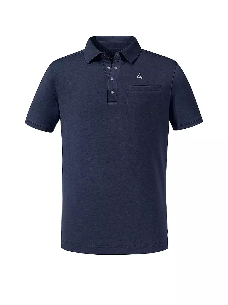 SCHÖFFEL | Herren Funktionspolo Ramseck M | Blu scuro