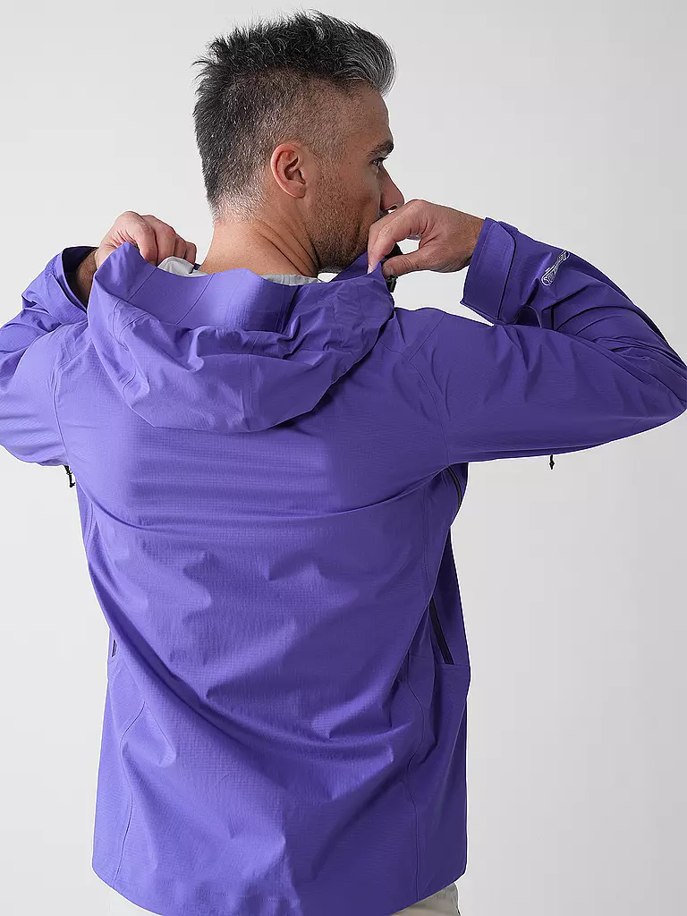 SCHÖFFEL | Herren Wanderjacke Style Blaueis 3L Hoodie | Lilla