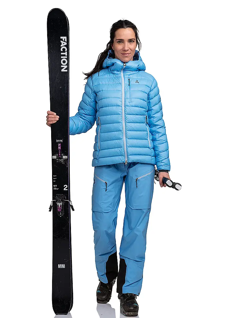 SCHÖFFEL | Isogiacca da donna Silvretta Down Hoodie | Blu chiaro