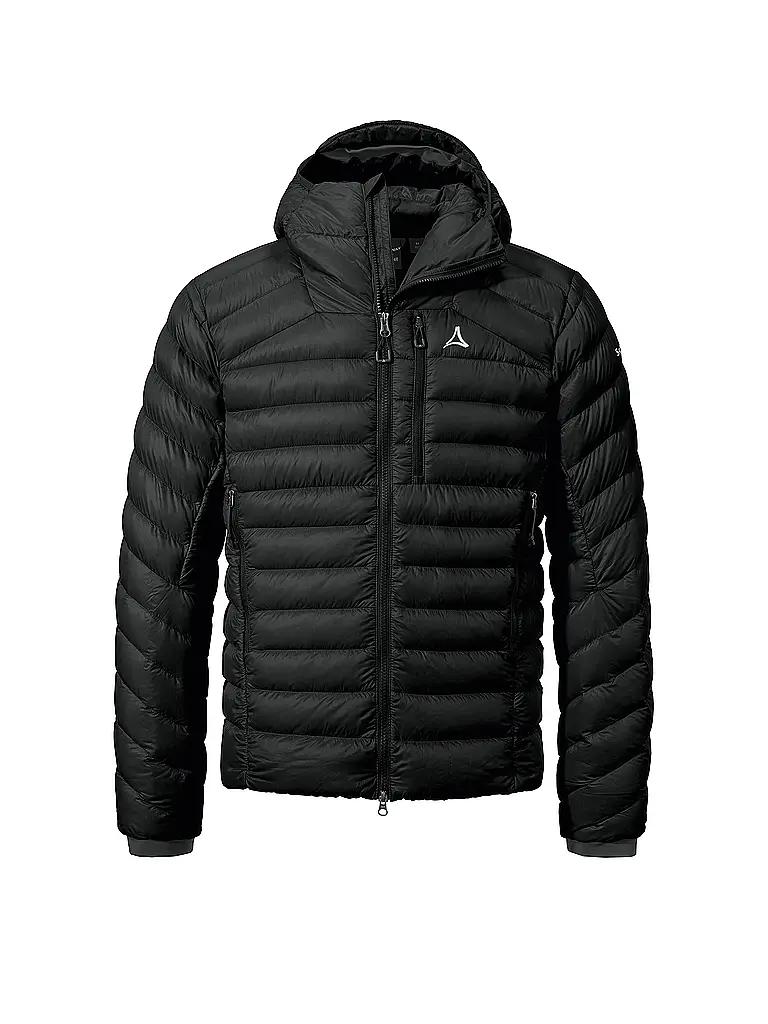 SCHÖFFEL | Isogiacca da uomo Silvretta Down Hoodie | Nero