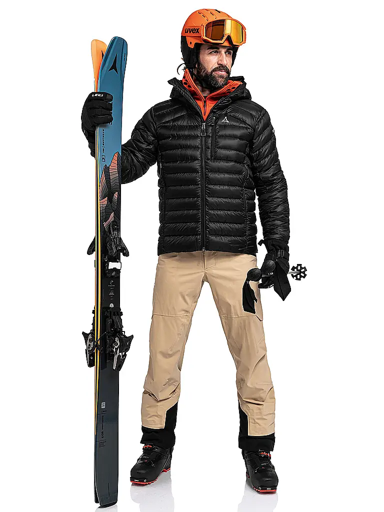 SCHÖFFEL | Isogiacca da uomo Silvretta Down Hoodie | Nero