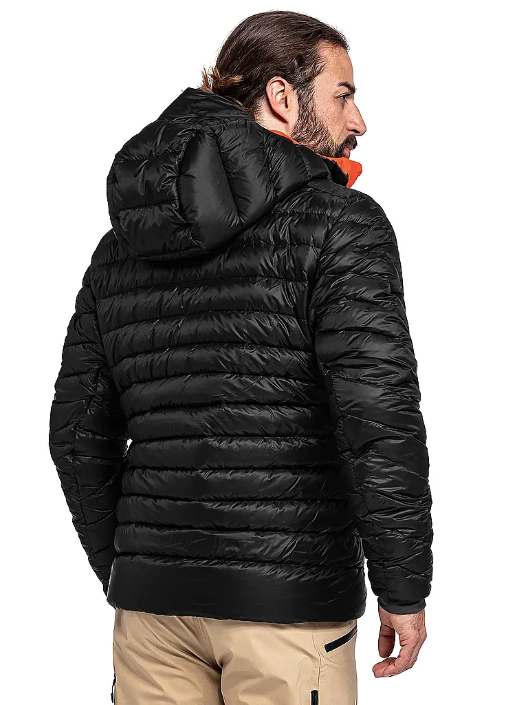 SCHÖFFEL | Isogiacca da uomo Silvretta Down Hoodie | Nero