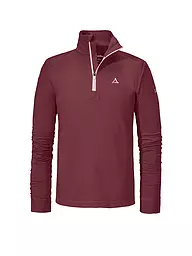 SCHÖFFEL | Zipshirt intimo da sci per bambini Napoli2 | Rosso scuro