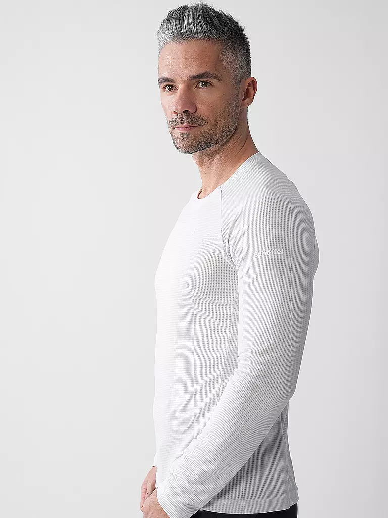 SCHÖFFEL | Maglietta funzionale da uomo Style Blaueis | Bianco