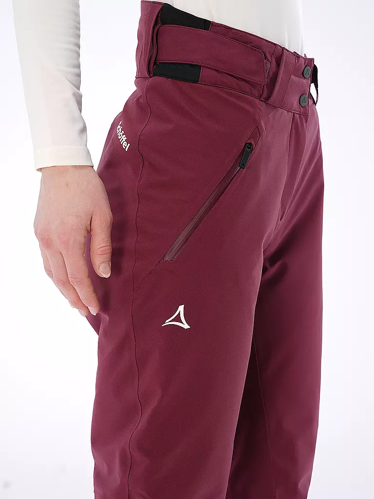SCHÖFFEL | Pantaloni da sci da donna Weissach L | Rosso scuro