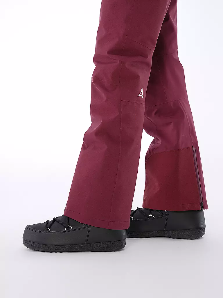 SCHÖFFEL | Pantaloni da sci da donna Weissach L | Rosso scuro