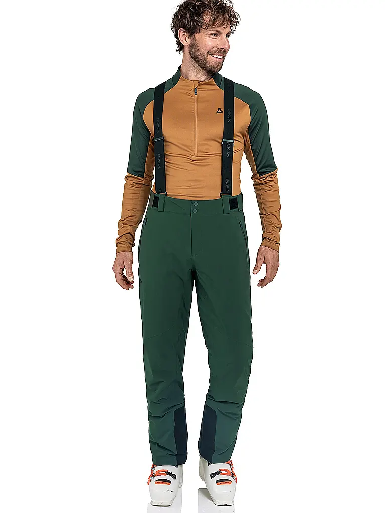 SCHÖFFEL | Pantaloni da sci da uomo Style Pine | Verde scuro