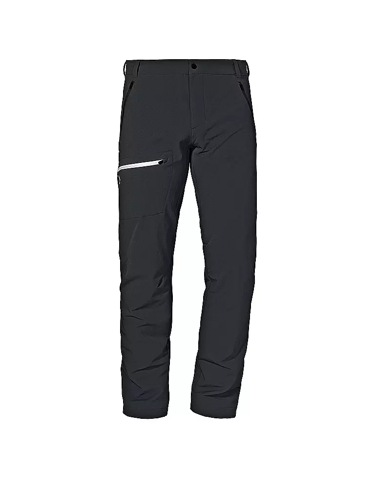 SCHÖFFEL | Pantaloni da trekking caldi Folkstone M da uomo | Nero