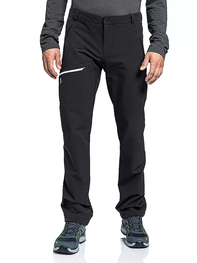 SCHÖFFEL | Pantaloni da trekking caldi Folkstone M da uomo | Nero