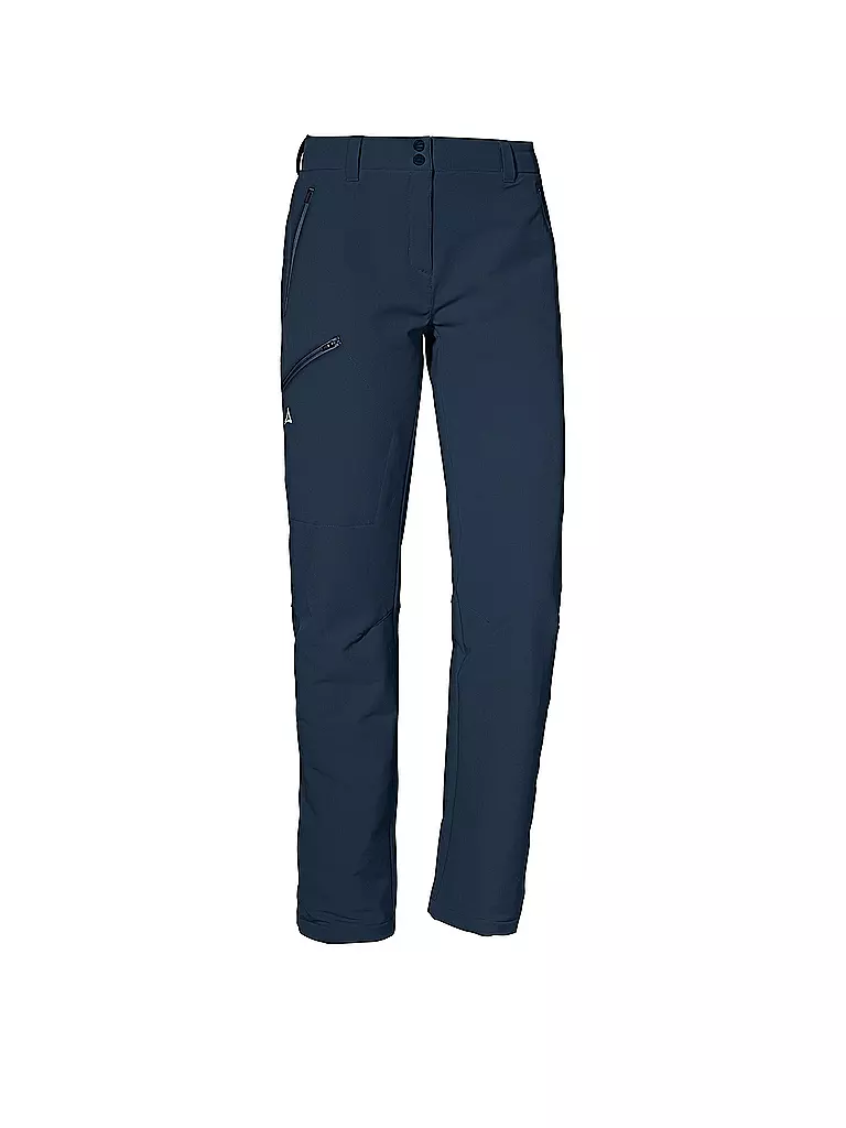 SCHÖFFEL | Pantaloni da trekking da donna Ascona Warm L | Blu scuro