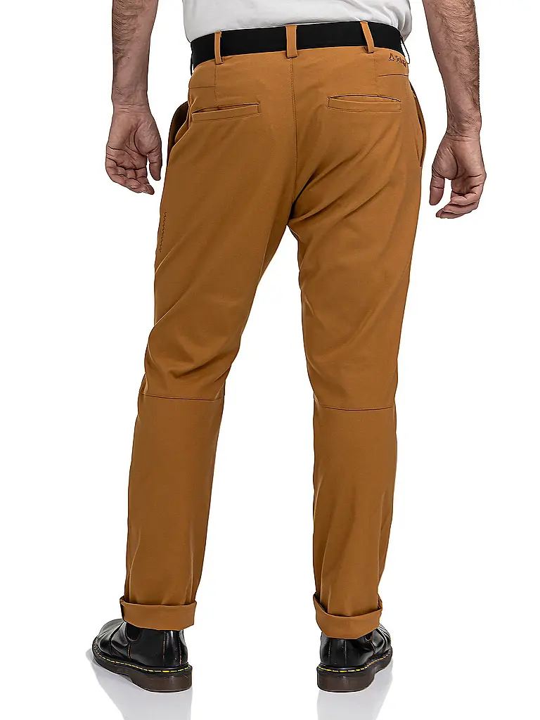SCHÖFFEL | Pantaloni da trekking da uomo Style Oaktree | Senape